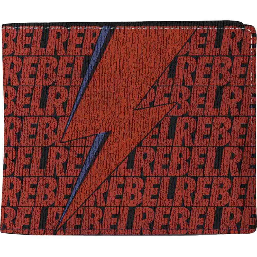 Rocksax David Bowie - Rebel Rebel Wallet - Red